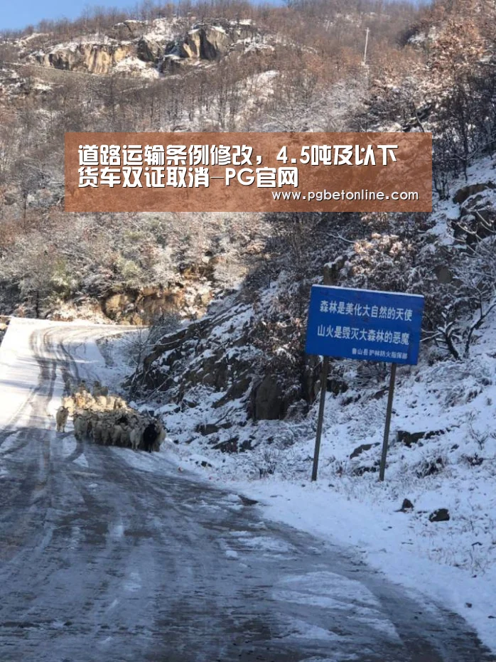 道路运输条例修改,4.5吨及以下货车双证取消-PG官网(图2) PG官网